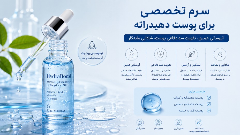 سرم تخصصی برای پوست دهیدراته