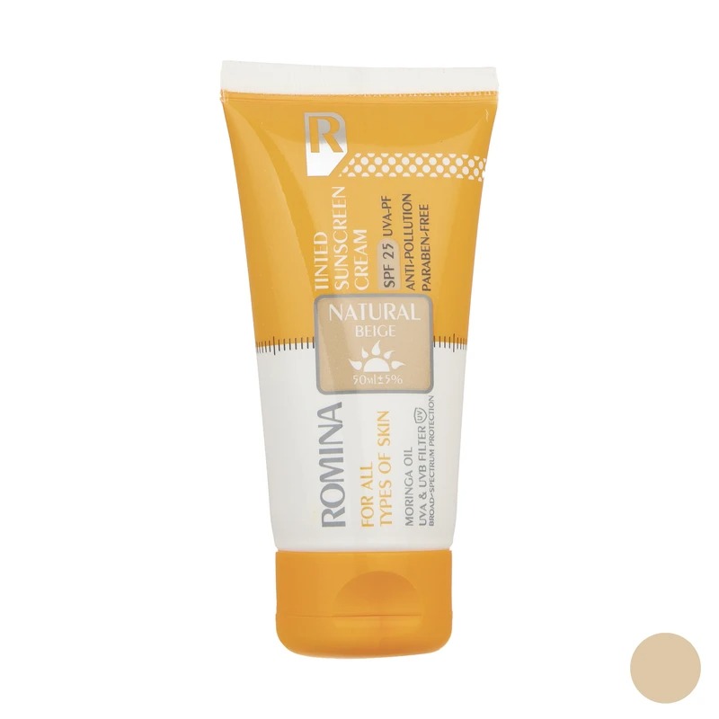 كرم ضد آفتاب spf 25 - روشن 50 ميل رومينا
