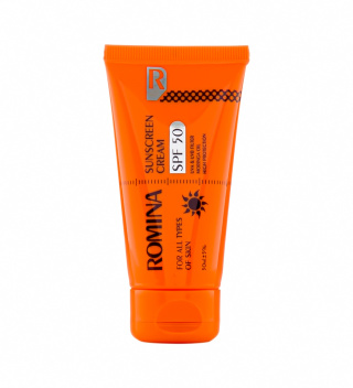 كرم ضد آفتاب spf 50 - بي رنگ 50 ميل رومينا
