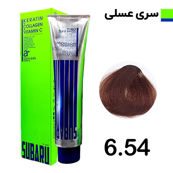 رنگ مو عسلي شماره 6.54 سوبارو