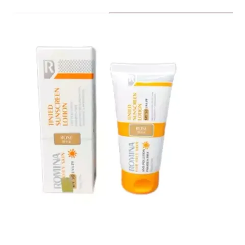 لوسيون ضد آفتاب spf 50 - تيره مناسب پوست چرب 50 ميل رومينا
