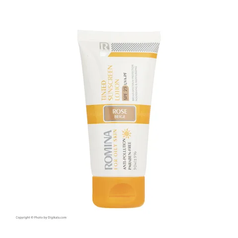 كرم ضد آفتاب spf 25 - تيره 50 ميل رومينا