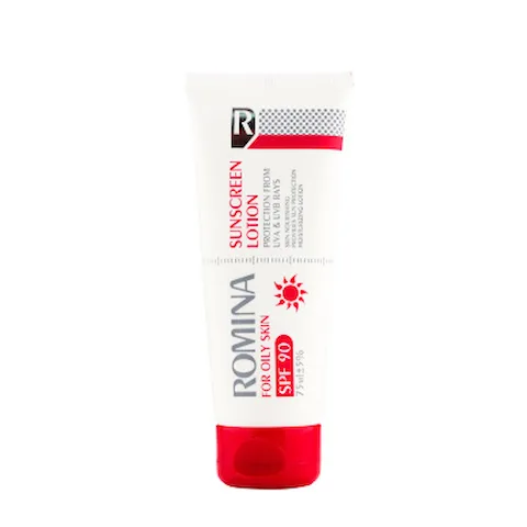 وسيون ضد آفتاب spf 90 مناسب پوست چرب_بي رنگ 75 ميل رومينا
