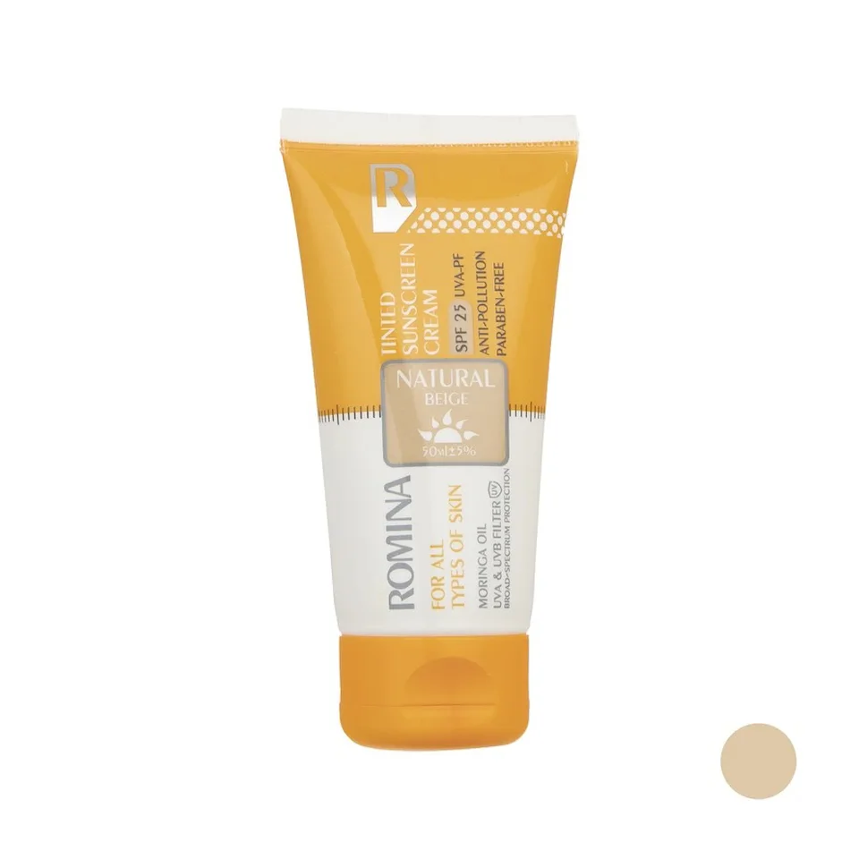 كرم ضد آفتاب spf 25 - روشن 50 ميل رومينا
