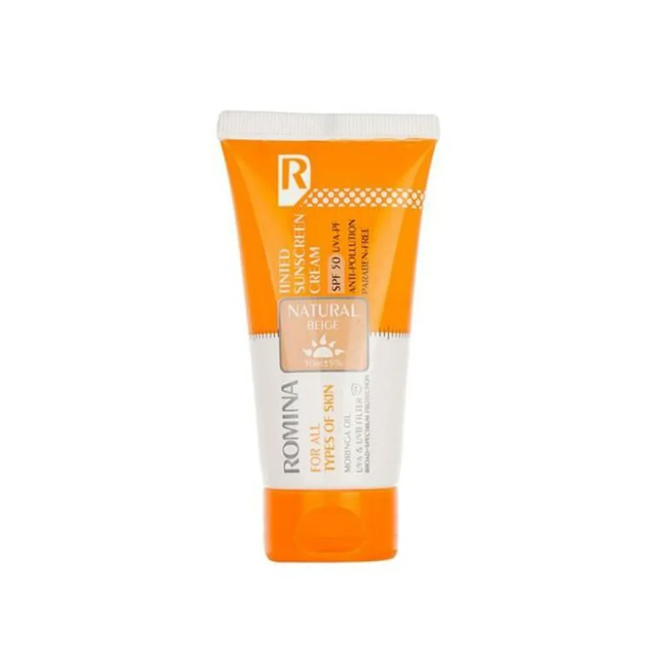 كرم ضد آفتاب spf 50 - طبيعي 50 ميل رومينا