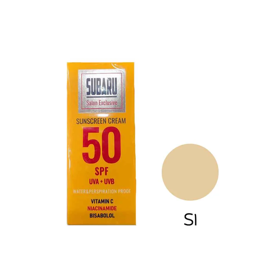 كرم ضدآفتاب رنگي 50 ميل S1 سوبارو
